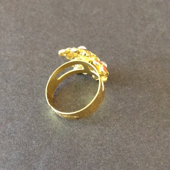 Set of 3 Rhinestone Fashion Rings - Picture 5 of 12